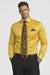 Gold Colorful Men'S Dress Shirt
