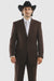 Bolzano Men's Fully Lined 2 Buttons 100% Polyester Dress Suits