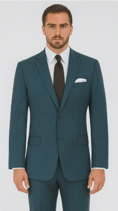 Teal Blue Men's Suits 