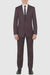 Men's 2 Button Plum ~ Eggplant ~ Dark Burgundy ~ Wine ~ Maroon Suit slim fitted skinny suit