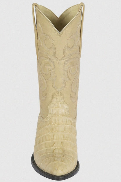 Botas de Cocodrilo - Caiman Cola Horma Puntal LAB