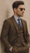 Mens Brown Linen Suit - Brown Summer Wedding Suit