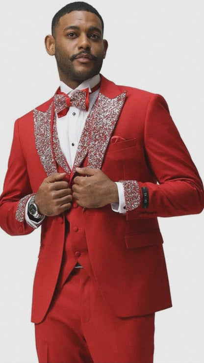 Red Prom Tuxedo