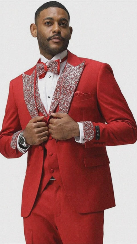 Red Prom Tuxedo