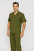 Mens Walking Suit in Color olive  leisure suit causal Matching Shirt and Pants $99
