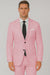 Pink Big and Tall Linen Suit