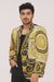 White and Gold and Black Tuxedo Jacket - Designer Pattern