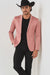 Men's Slim Fit Western Blazer Sport Coats Mauve Sacos Vaqueros Para Hombre