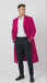 Men’s Hot Pink Wool Blend Overcoat – Topcoat Carcoat Winter Fabric