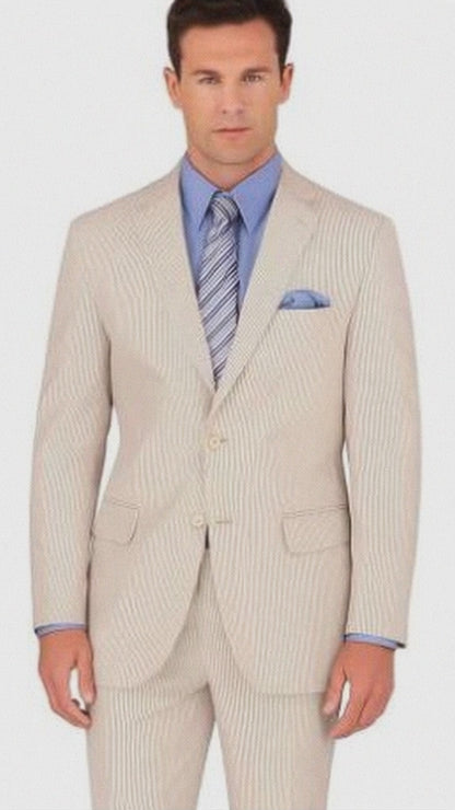 Tan Pinstripe