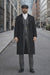 Men's Black One Chest Pocket Three Buttons Peaky Blinders Suits - Peaky Blinders Outfit + Hat (Peaky Blinders Custome)
