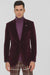 Mens Blazer Burgundy