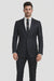Galante Uomo Made in Italy Wool Black Suit
