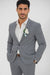 Mens Cotton Suit - Charcoal Summer Suit