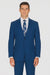 Men'S Big And Tall Sizes Teal Cobalt Blue Indigo ~ Bright Blue Suit