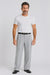 Men's Stylish Silver Formal Dressy Pant Men's Wide Leg Trousers - Cheap Priced Dress Slacks For Men On Sale