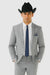 Western Suit - Trajes Para Hombres - Cowboy Formal Attire - Trajes De Novio - Grey
