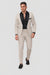 Beige Prom Tuxedo - Wedding Suit - Groom Tuxedo Suit