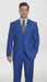 Men'S Two Button Dress Cheap Priced Business Suits Clearance Sale For Men Royal Blue Jacket Blazer + Pants