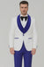 Blue Prom Suit - One Button Blue Homecoming Outfits For Guys Royal Blue Velvet Lapel