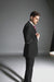Steve Harvey Suits Clothing line - Steve Harvey Suits Men's Black 3 Piece Peak Lapel Suit