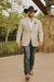 Light Tan Western Blazer - Sand Color