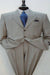 Expensive Full Canvas Quality 3 Buttons Super 150'S Wool & Marino Wool Solid Light Gray Premier Quality Italian Fabric Suit