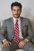 Tiglio Suit - Signature Menswear Wool Fabric SuitsOutlet - Brand Men's Light Grey 2-button Suit - High End Suits - High Quality Suits
