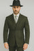 WTXZoot200 Men's Bold Pronounce Pinstripe Three Piece Zoot Fashion Suit 1920's