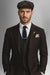 Brand New Quality 1920's English Style Peaky Blinders Style Vested Peaky Blinder Suit - Peaky Blinders Outfit + Overcoat + Hat (Peaky Blinder Custome)