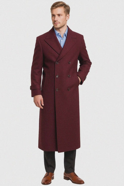 Mens Burgundy Trench Coat for Every Occasion