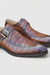 Single Monk Buckle Split Toe Loafer