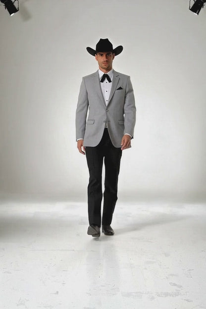 Western Suits For Wedding - Traje Para Hombre - Western Tuxedo - Cowboy Tuxedo Grey