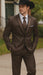 Western Suit - Trajes Para Hombres - Cowboy Formal Attire - Trajes De Novio - Chocolate