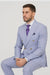 Double Breasted Blazer with Gold Buttons - Blue Sport Coat