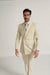 Men's Off White 2pc Double Breasted Suits Dress Suit