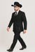 Western Suit - Trajes Para Hombres - Cowboy Formal Attire - Trajes De Novio - Four Button Black Suit