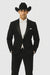 Western Suit - Trajes Para Hombres - Cowboy Formal Attires - Trajes De Novio - Black