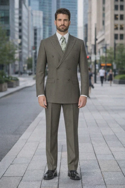 Cheap Plus Size Mens Charcoal Suit For Big Men Online - Big and Tall Sizes