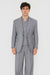 Tiglio Rosso Suit  - Classic Fit Athletic Cut 100% Wool Super 150s Italian Fabric Peak Lapel in Color Light Gray