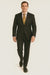 Black Almost Very Dark Gray Wiht Light Gray Pinstripe 100% Worsted Wool Available In 2 Or 3 Buttons Style Regular Classic Cut Cheap Priced Business Suits Clearance Sale