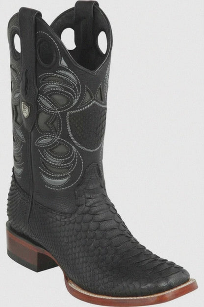 Men's Wild West Python Skin Rodeo Toe Boot 2818G5705