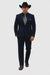 Men 2 Button Trim Cowboy in Navy Cowboy Suit - Country Wedding Suits