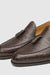 Marco Di Milano Bianchi Brown Caiman Crocodile Tassel Loafers