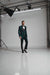 Designer Hunter Green Wedding Tuxedo for Men – Vested Floral Lace Suit