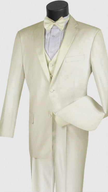 Mens Vested 2 Button Classic Tuxedo in Iory