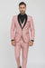 SKU#JA61429 Blush Tuxedo - Light Pink Tuxedo Suit