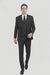 3 Piece Gangster Stripe Mars Vested Fashion Suit Black