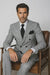Suits With Baggy Pleated Pants - Wide Leg Pants 100% Wool - Classic Fit in Black and White Plaid Color by Rossiman