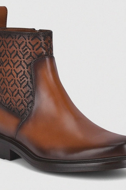 Cuadra Honey Hand Painted Dress Shoe